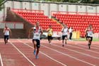 Richard Kilty (Gateshead) winning the 200 metres at the Gateshead Tartan Games Open.